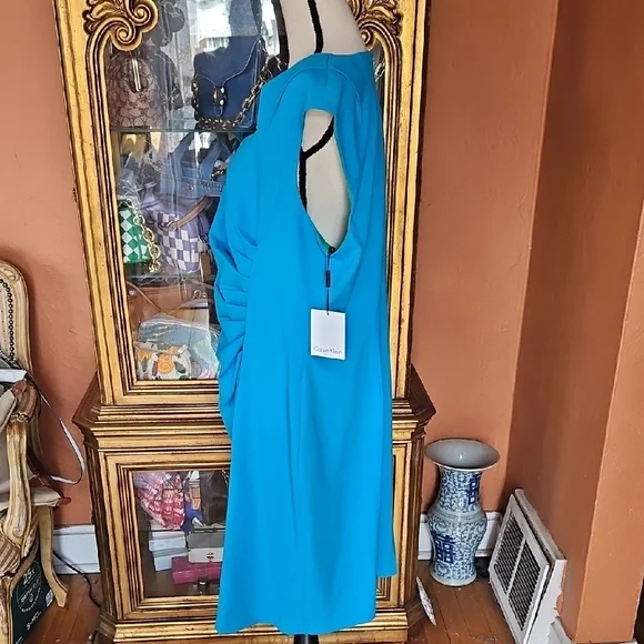 NWT Calvin Klein Square Neck Dress - Picture 4 of 10